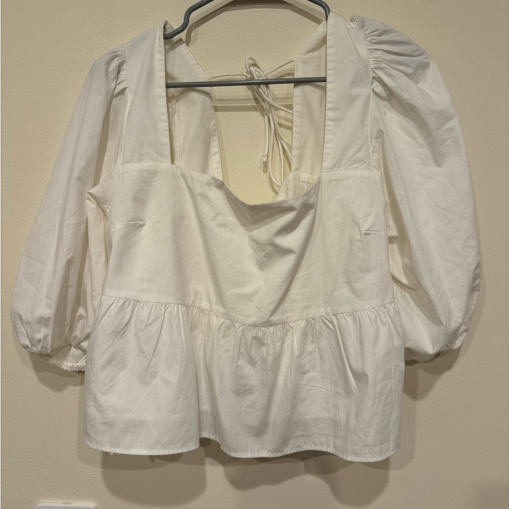 Abercrombie and Fitch White blouse